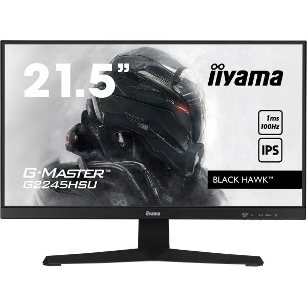 Écran PC Gaming - IIYAMA - G2245HSU-B2 - 21,5 FHD - IPS - 100Hz - 1ms