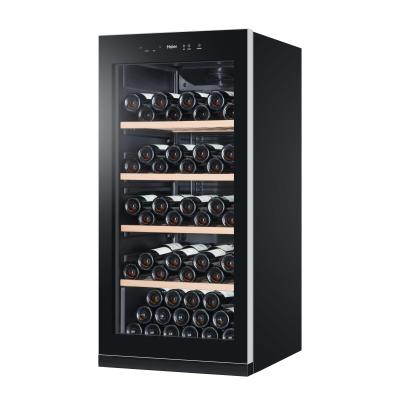 Haier HWS116GAE Refroidisseur de vin compresseur Pose libre Noir 116 bouteille(s)