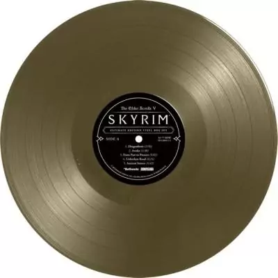 Vinyles - The Elder Scrolls V: Skyrim - Coffret Vinyle Édition Ultime Gold - 4LP