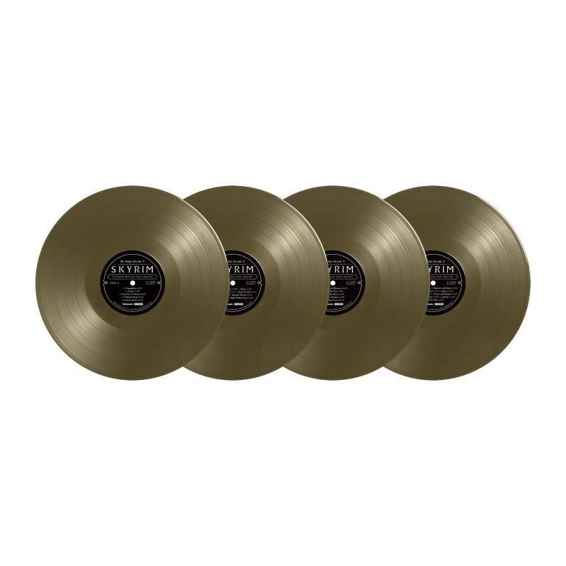 Vinyles - The Elder Scrolls V: Skyrim - Coffret Vinyle Édition Ultime Gold - 4LP