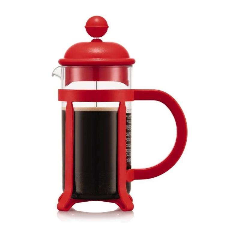 Cafetière à piston BODUM Java 3 tasses Rouge