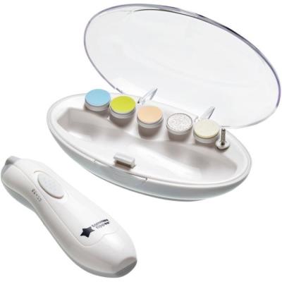 Lime à ongles électrique Tommee Tippee: coupe-ongles LED - 6 têtes - Bébé et adulte