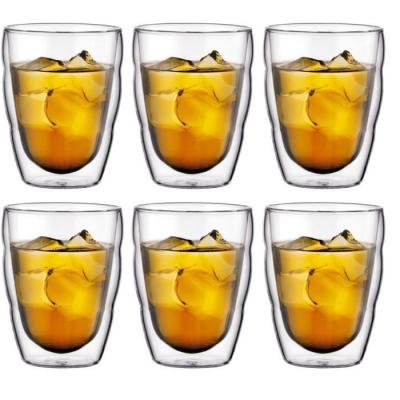 Set 6 verres thermo BODUM - Pilatus - Double paroi - 0.25 l