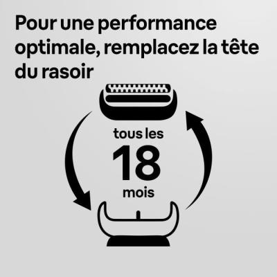 Tête de rasoir BRAUN Series 5 53B KP - Noir
