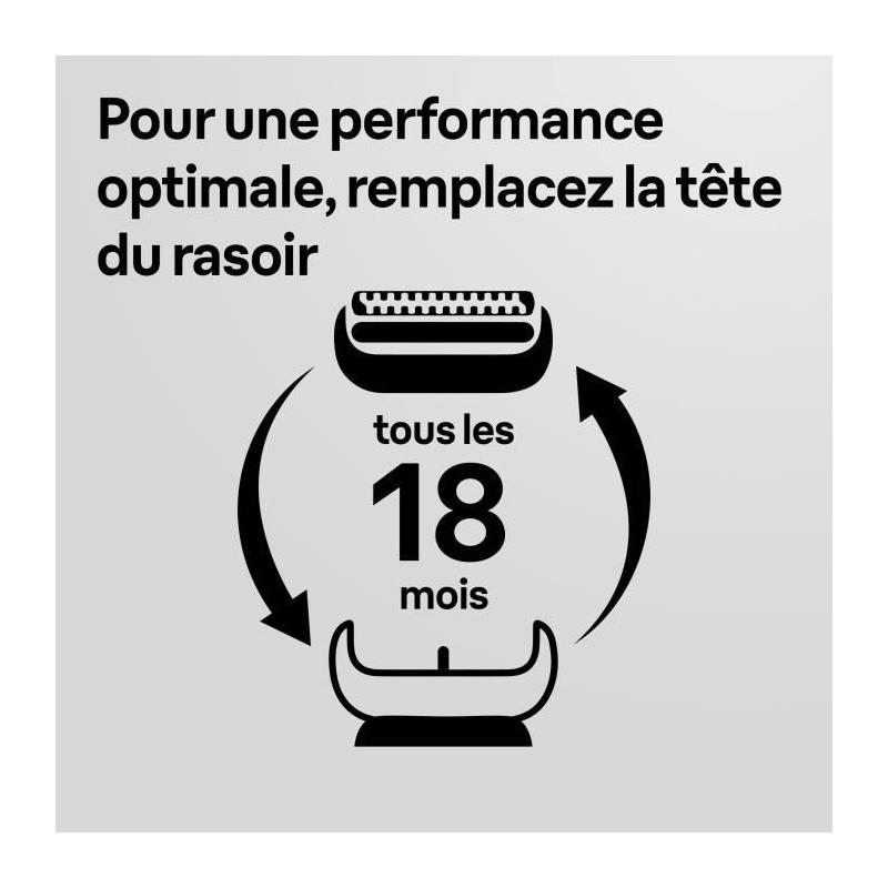 Tête de rasoir BRAUN Series 5 53B KP - Noir