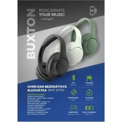 Casque sans fil Buxton - BHP 8700 GREEN