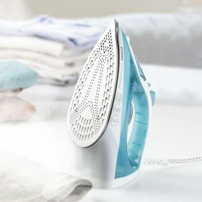 Fer à repasser vapeur DOMO DO7060S CeraGliss - 2400 W - 40 g/min - Bleu
