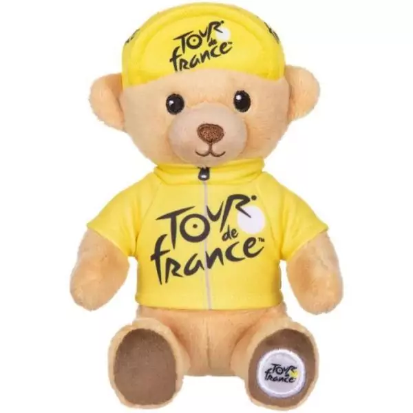 Peluche - GIPSY TOYS - Tour De France - OURS MAILLOT JAUNE 15 CM