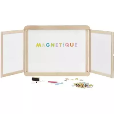 Tableau mural triptyque magnétique pour enfants