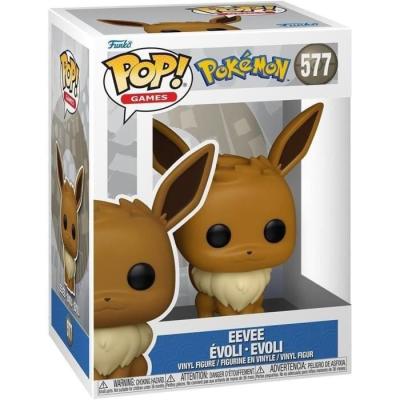 Figurine Funko POP! Games: Pokemon - Evoli - Collectionnez-les tous!