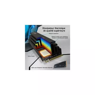 SSD interne Crucial T700 - 1 To PCIe 5.0 - Rapides performances