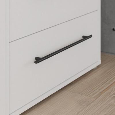 Armoire de chambre MOKKARIS blanc mat - Spacieuse et élégante
