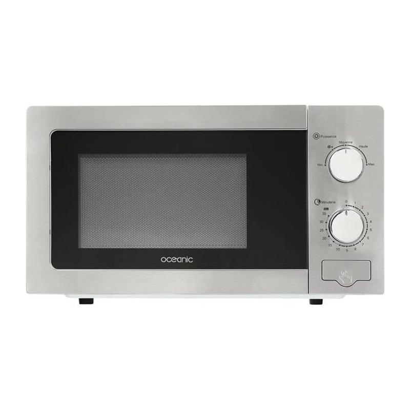 Micro-ondes monofonction OCEANIC MO20S Silver 20L