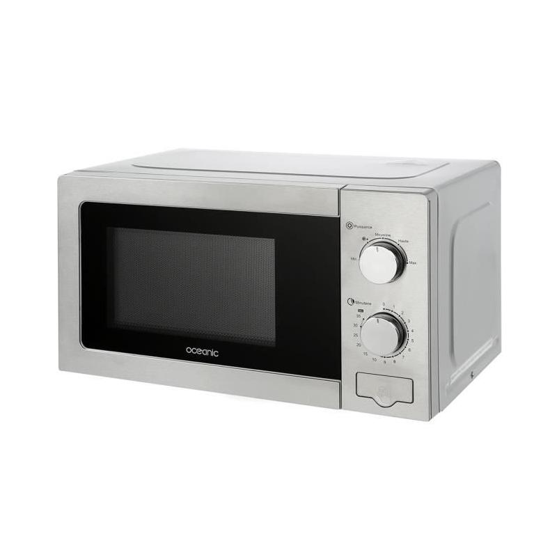 Micro-ondes monofonction OCEANIC MO20S Silver 20L