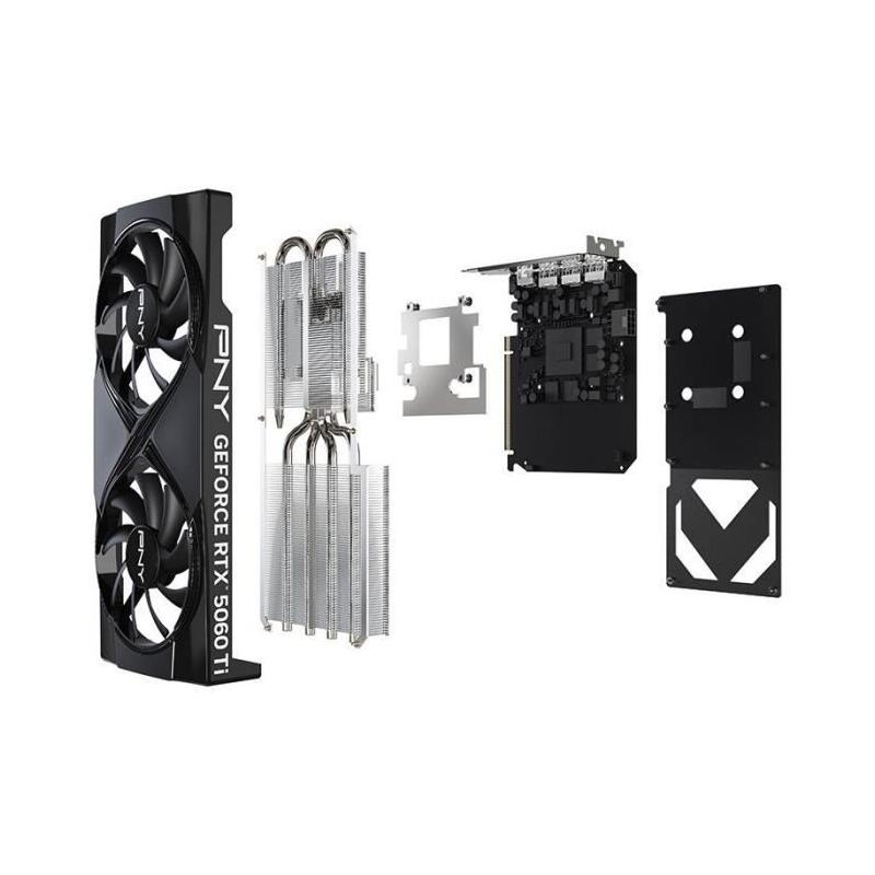 Carte graphique PNY GeForce RTX™ 5060 Ti - 16GB - Overclocked Dual Fan