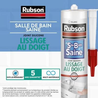 Mastic sanitaires Rubson - Salle de bain saine et étanche
