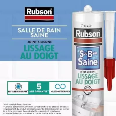 Mastic sanitaires Rubson - Salle de bain saine et étanche