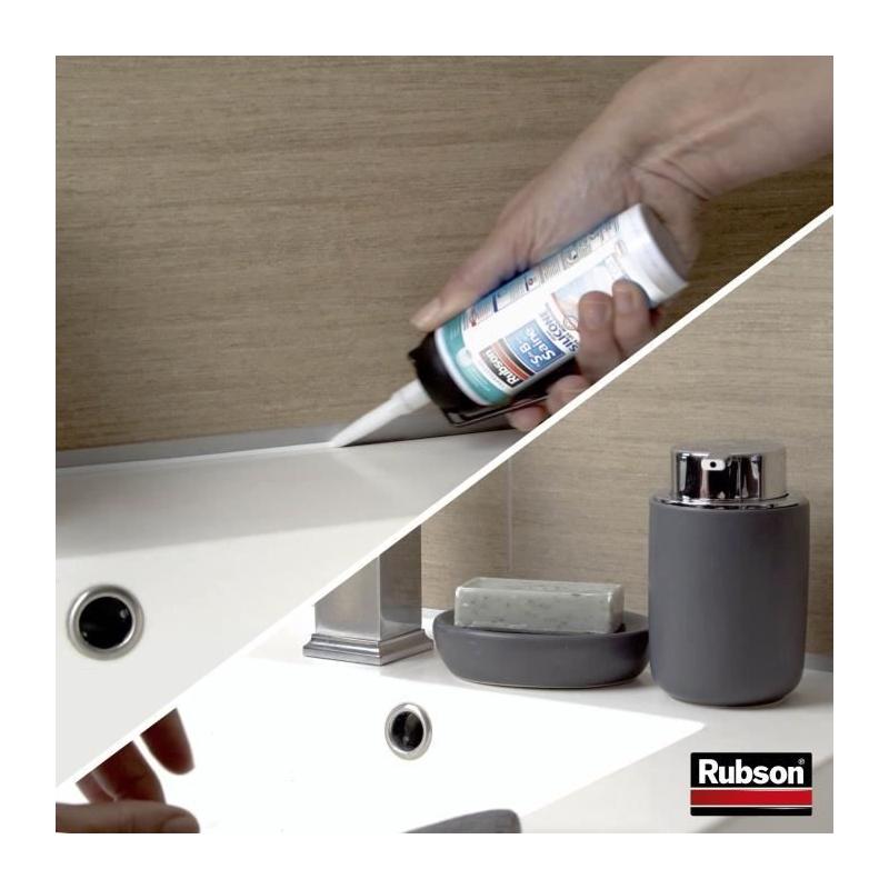 Scellez efficacement avec le Mastic sanitaires Rubson