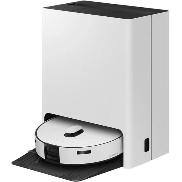 Aspirateur Robot Laveur - Samsung Jet Bot Combo AI VR7MD97A14G - Clean Station Désinfection Vapeur - Reconnaissance des Objets