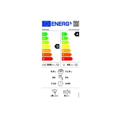 Lave linge séchant Samsung WD11DG5B15BH - Performances exceptionnelles!