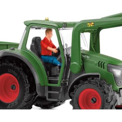 Tracteur et remorque Schleich avec figurines pour enfants