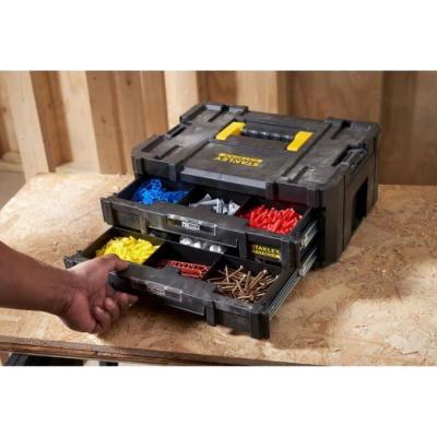 Mallette 2 tiroirs Tstak-Fatmax Stanley 8l - Pratique et robuste