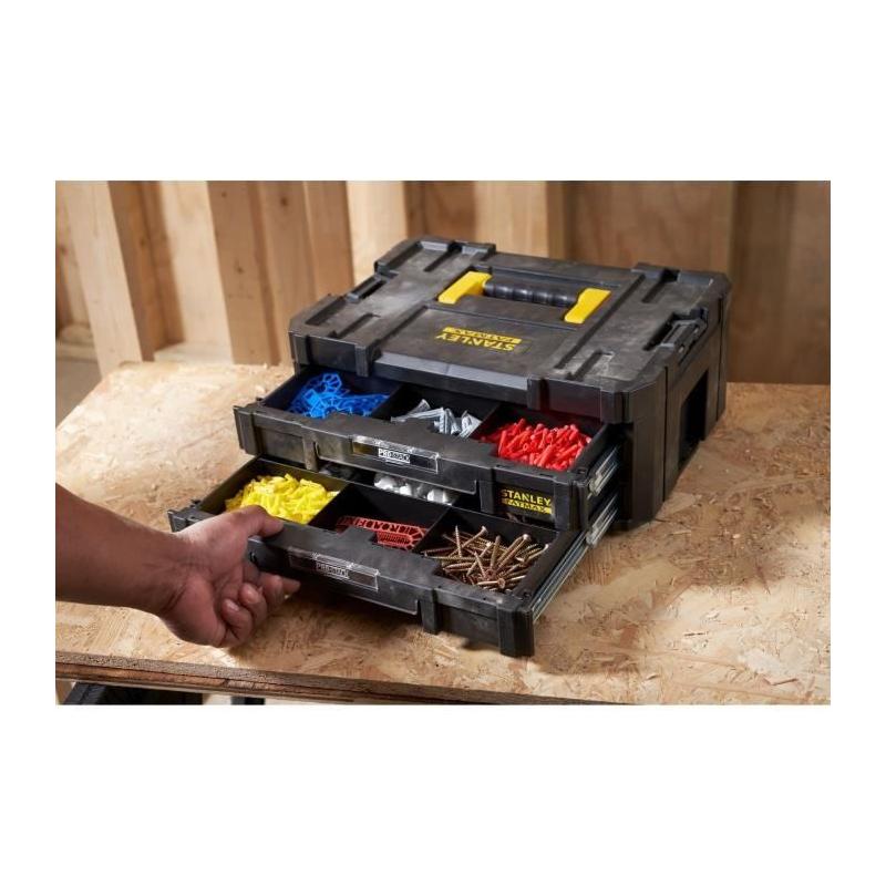 Mallette Grand Volume Tstak-Fatmax STANLEY 23L - Organisation Outils