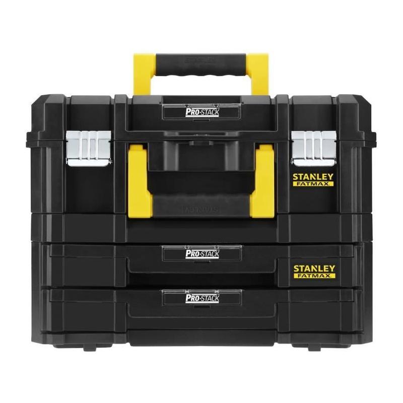 Ensemble 2 Mallettes PRO-STACK™ - STANLEY FATMAX - 21,5 L