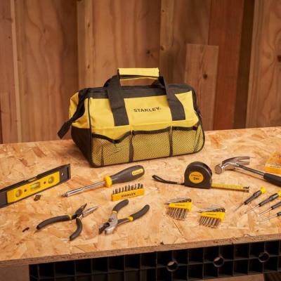 Ensemble d'outils STANLEY 38 pièces en métal noir