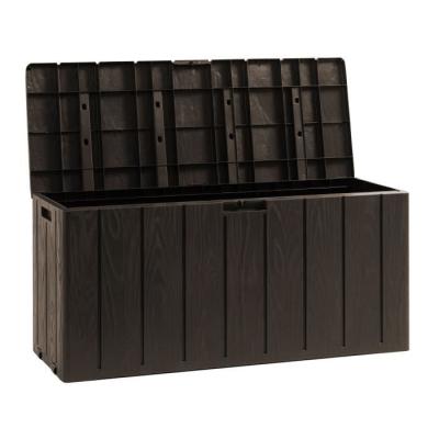Coffre de jardin BRAVO - Résine - Marron - Capacité 270L