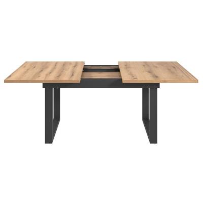 Table à manger scandinave en chêne - Rectangulaire 160-200 x 76 x 80 cm