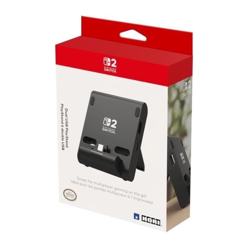 Support pliable PlayStand HORI pour Nintendo Switch 2 - Noir
