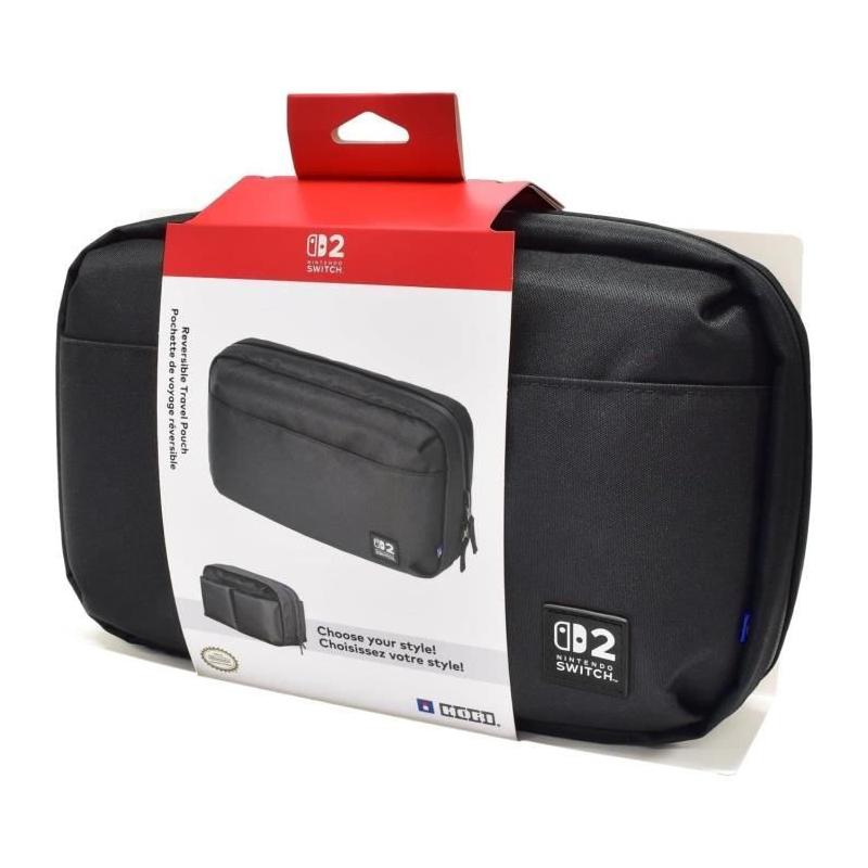 Pochette de voyage réversible pour Nintendo Switch 2 - Noir