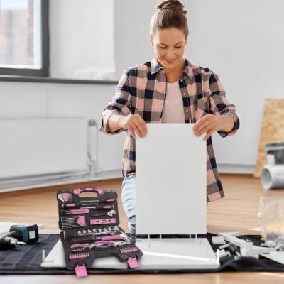 Ensemble d'outils rose pour femmes - FIELDMANN FDG 5010-53R - 53 pièces
