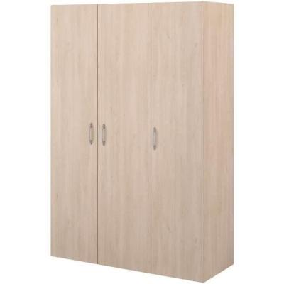 Armoire EASY LIFE Chene clair - 3 portes battantes - L120,2cm • PARISOT