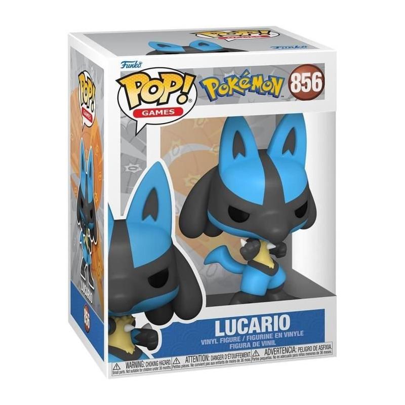 Figurine FUNKO POP Games Pokémon Lucario - 856
