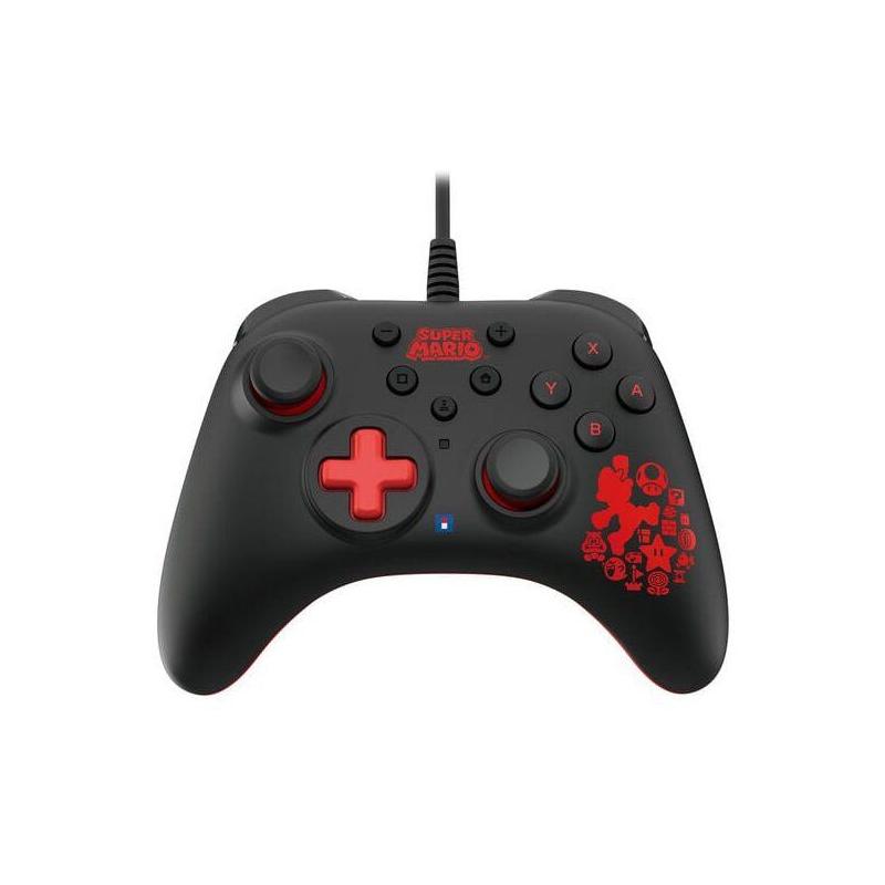 Manette Filaire Horipad Turbo - Mario - Accessoire Switch