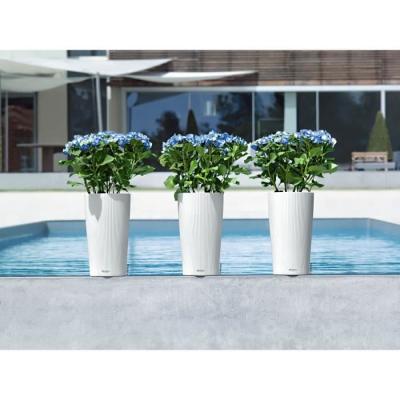 Jardinière Cilindro color 32 Blanc - Kit complet 13 L - LECHUZA