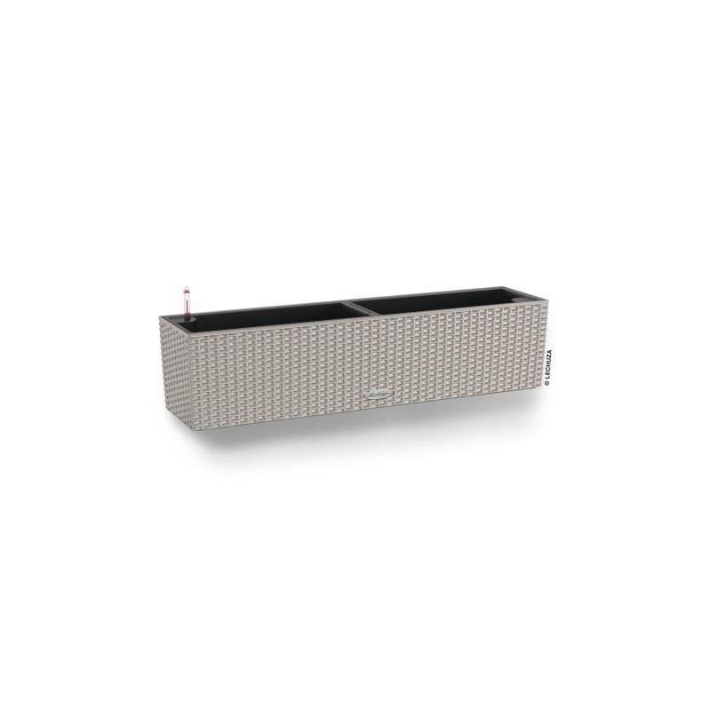 Jardiniere - Balconera cottage 80 - Kit complet - Brun sable - 12 L - LECHUZA