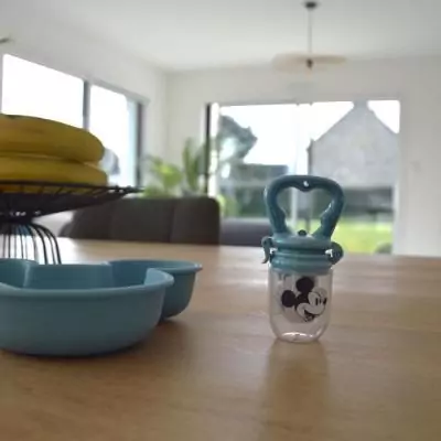 Grignoteur THERMOBABY MICKEY en silicone pour Bébé