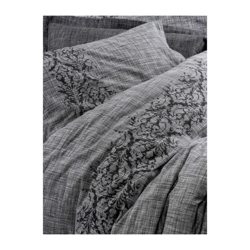 Parure de lit 100% coton renforcé - Gris
