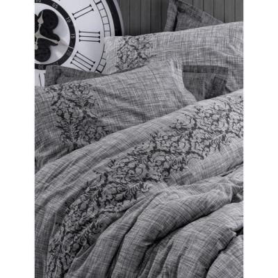 Parure de lit 100% coton renforcé - Gris