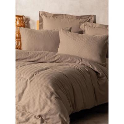 Parure de lit Vison 100% coton renforcé - 1 housse 220x240cm + 2 taies 60x60cm