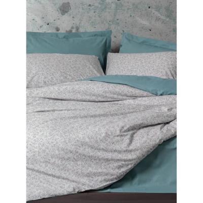 Parure de lit 100% coton renforcé - Menthe - Taille 220x240cm