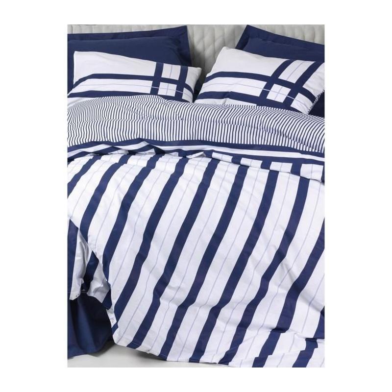 Parure de lit 100% coton renforcé - Bleu