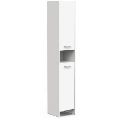 Colonne de salle de bain blanc mat - Organisation et élégance