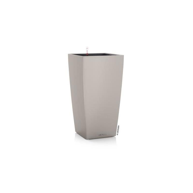 Jardiniere- Cubico color 40 - Kit complet - Brun sable - 31 L - LECHUZA