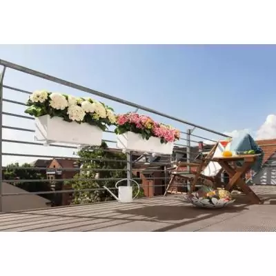 Jardinière Balconera Blanc 12L - Kit Complet - LECHUZA