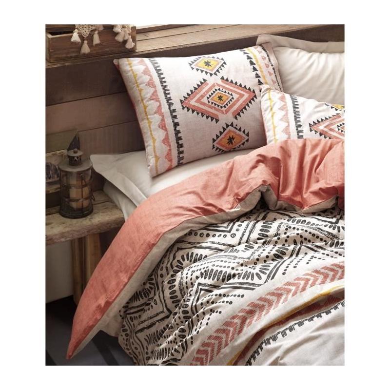 Ensemble de lit Rouge - 100% coton - 220x240cm