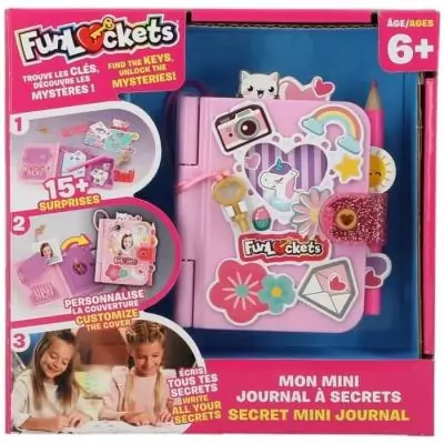 Mini Journal Secret Funlockets - Personnalise et amuse-toi!